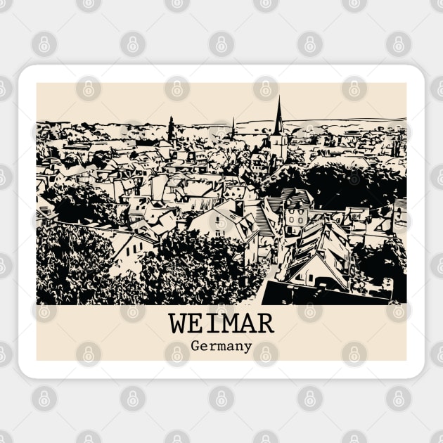 Weimar - Germany Magnet by Lakeric